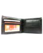 Black Leather Wallet_Front View_IslamicShop.in