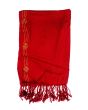 Red Border Stones Hijab_IslamicShop.in