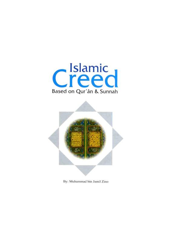 Islamic Creed based on Qur'an and Sunnah_IslamicShop.in
