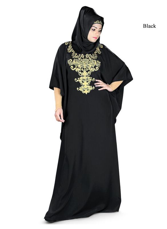 Ayana _Kaftan_Black_IslamicShop.in