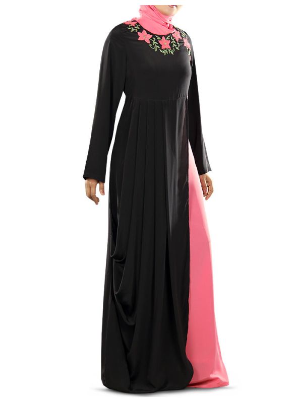 Simra_Abaya_Front View_IslamicShop.in