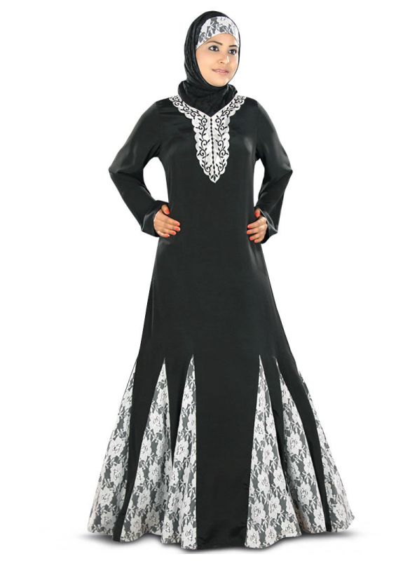 Isar_Abaya_Front View_IslamicShop.in