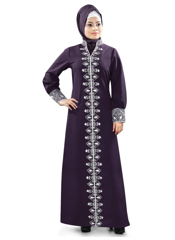 Aafreen_Abaya_Front View_IslamicShop.in