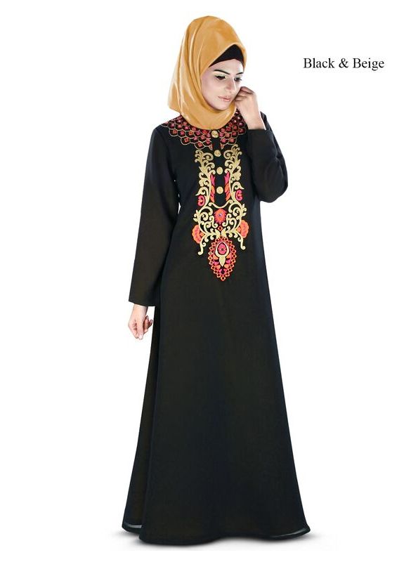 Aaleyah_Abaya_Beige Color_IslamicShop.in