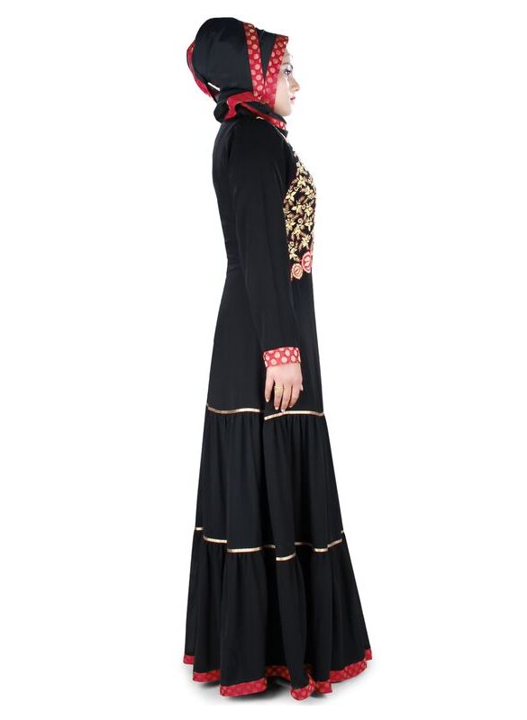 Aamilah_Abaya_Side View_IslamicShop.in