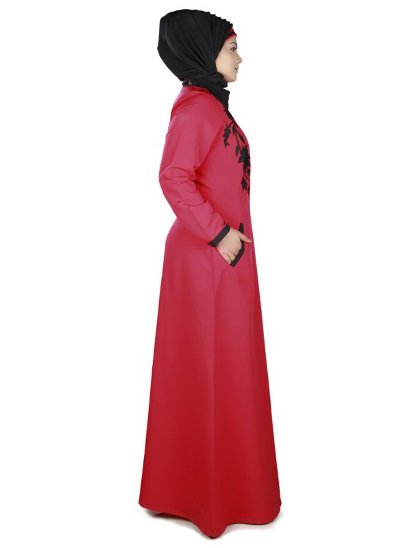 Alma_Kashibo_Abaya_Side View_IslamicShop.in