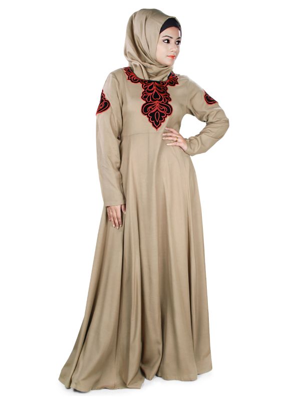 Arzu_Rayon_Abaya_Main View_IslamicShop.in