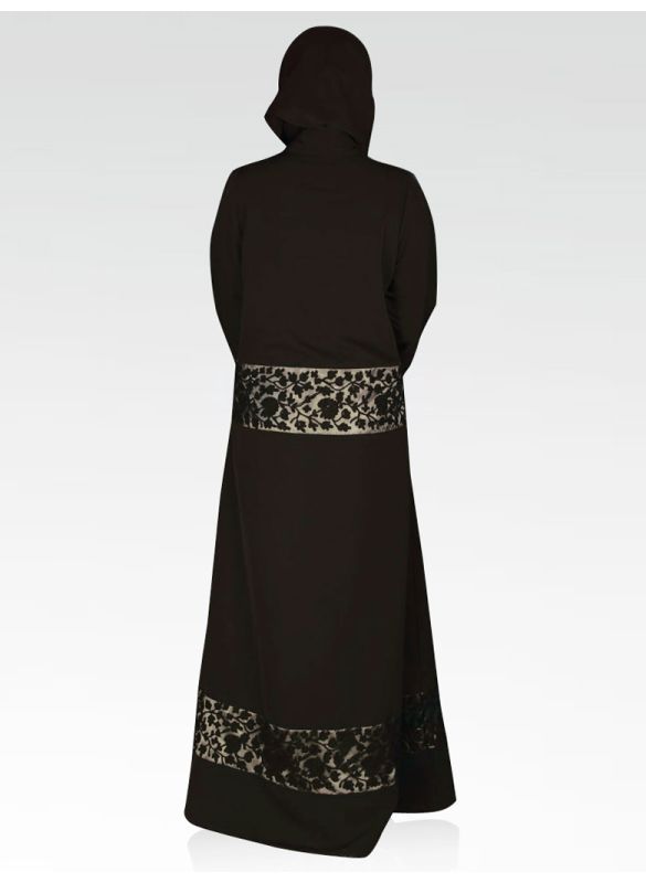 Black_Embroidered_Abaya_Back View_IslamicShop.in