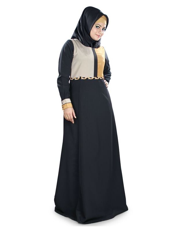 Balqees_Abaya_Front View_IslamicShop.in