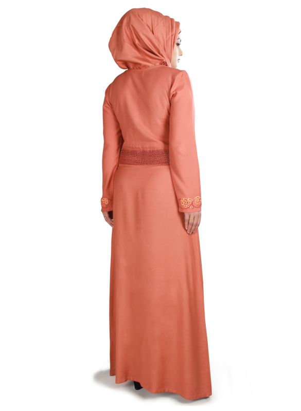 Bilqis_Rayon_Abaya_Back View_IslamicShop.in