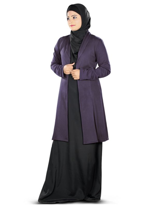 Haneefa_Jersey_Cardigan_FrontView_IslamicShop.in