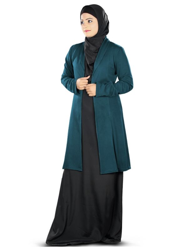 Haneefa_Jersey_Cardigan_FrontVIew_IslamicShop.in