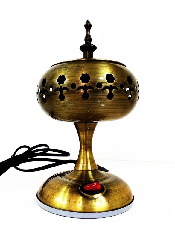 Electric Incense/Oudh Burner Small Size_Angle View_IslamicShop.in