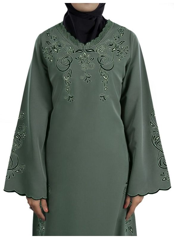 Falisha_Abaya_Close Up View_IslamicShop.in