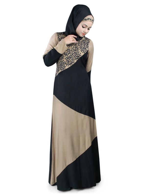 Hirah_Rayon_Abaya_Angle View_IslamicShop.in