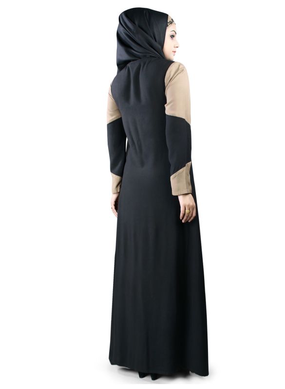 Hirah_Rayon_Abaya_Back View_IslamicShop.in