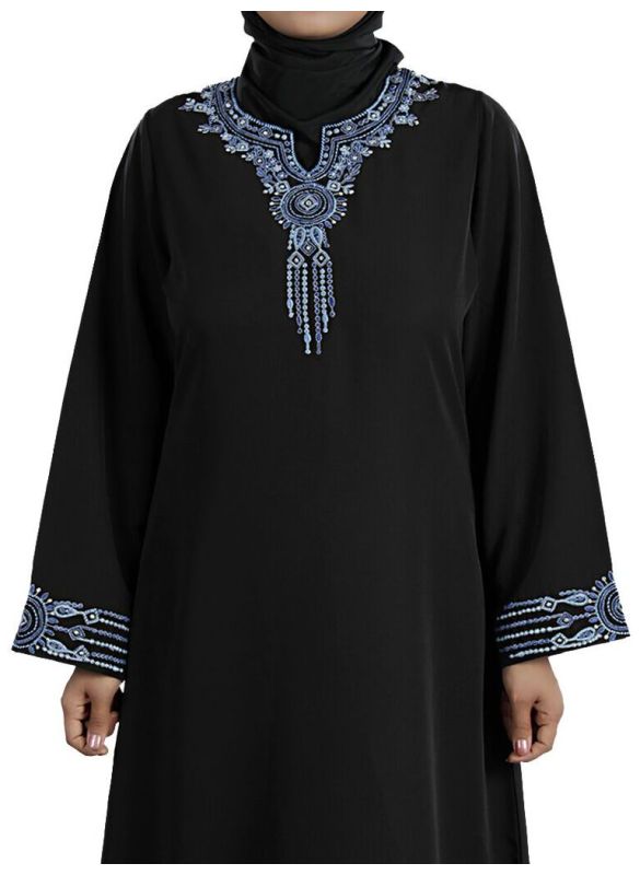 Isha_Abaya_Close Up View_IslamicShop.in
