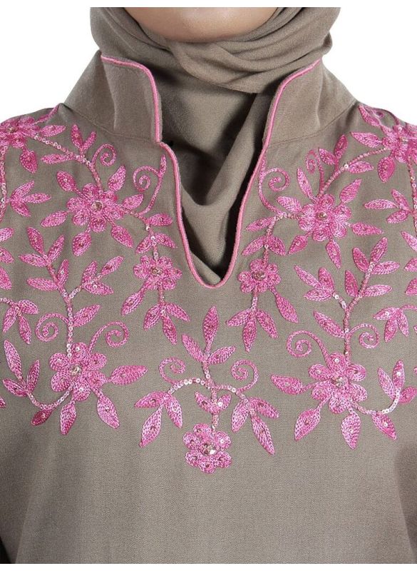 Kashifah_Abaya_Close Up View_IslamicShop.in