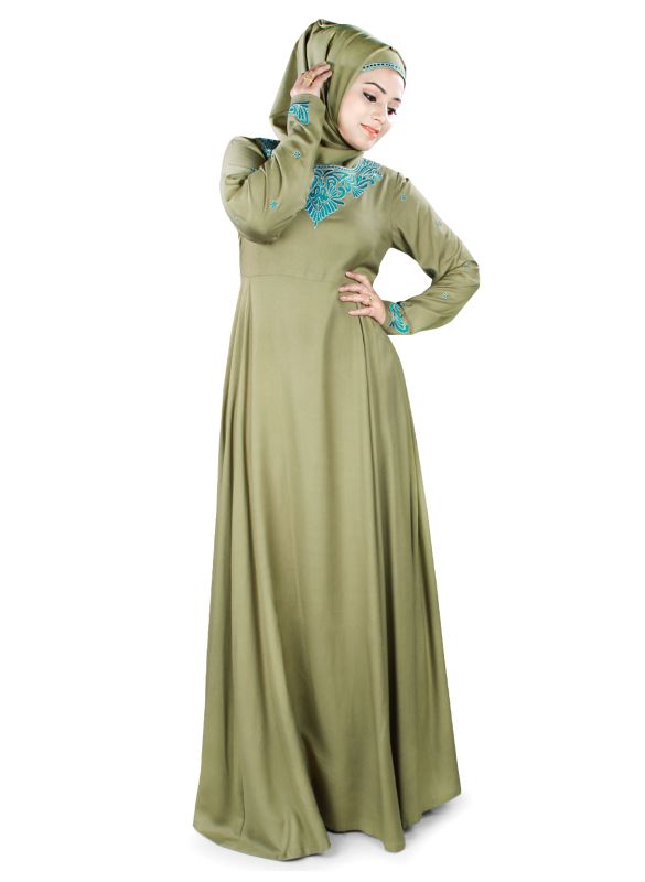 Mina_Rayon_Abaya_Angle View_IslamicShop.in