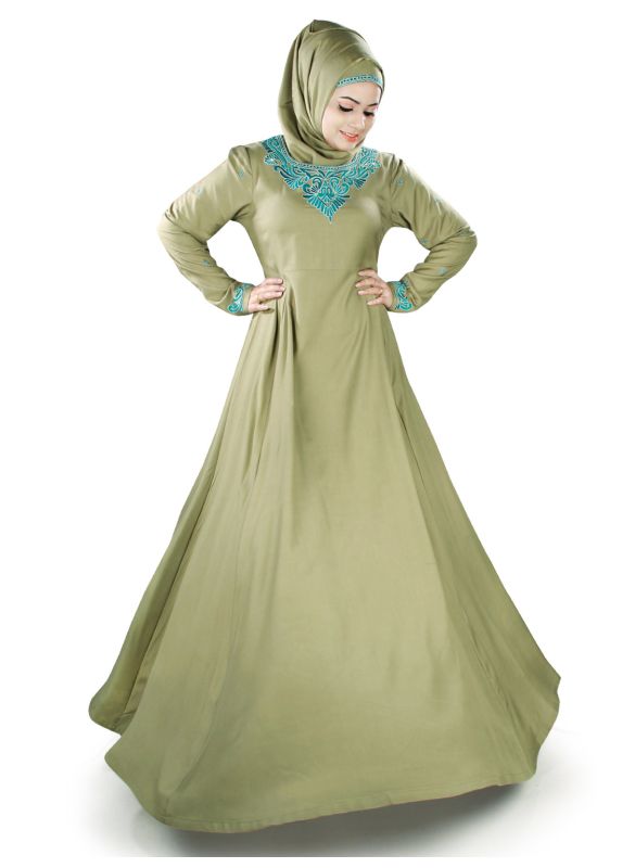 Mina_Rayon_Abaya_Main View_IslamicShop.in