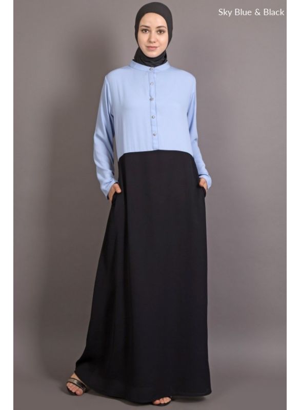 Sky Blue & Black