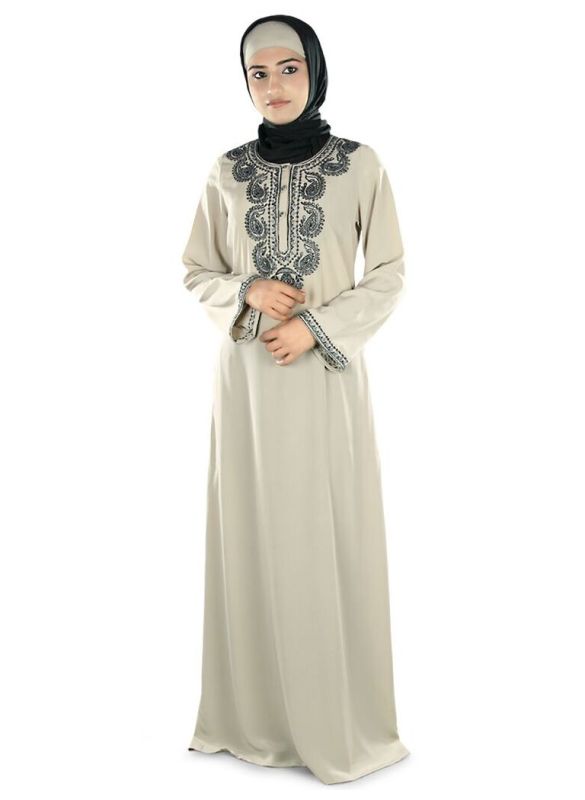 Nuha_Elegant_Embroidered_Abaya_FrontView_IslamicShop.in