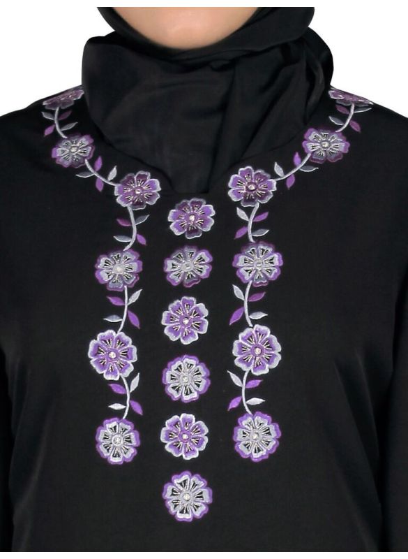 Salifah_Abaya_Close Up View_IslamicShop.in