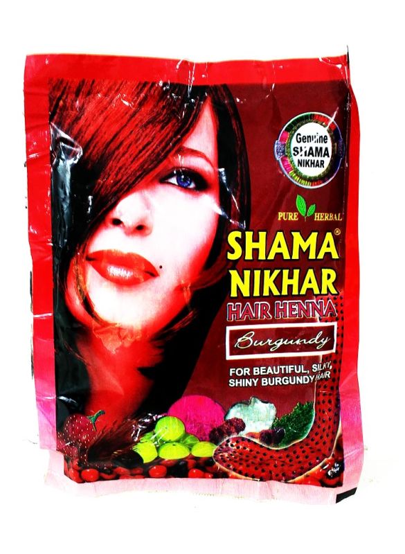 Shama Nikhar Mehandi Hair Henna Burgundy Color_IslamicShop.in