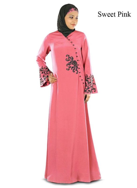 Shanum_Blue_Islamic_Abaya_SweetPink_IslamicShop.in