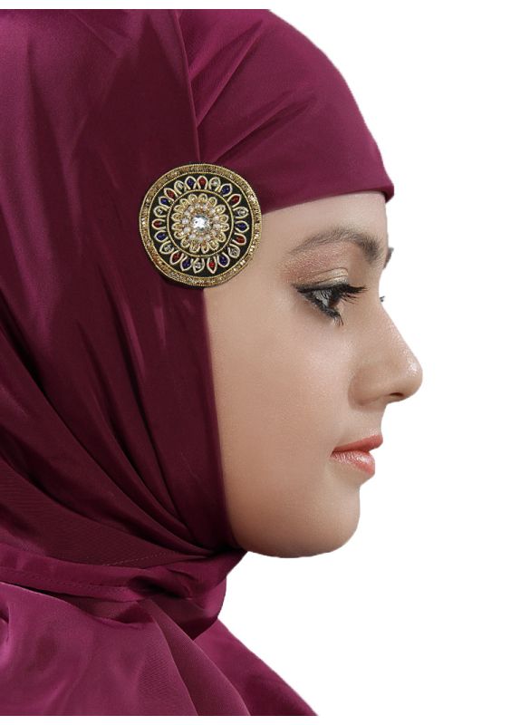 Intricate_Crown_Design_Brooch_Pin_IslamicShop.in