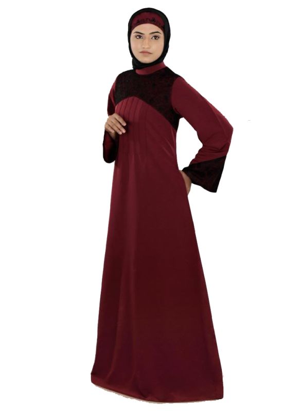 Aaeesha_Casual_Abaya_Angle View_IslamicShop.in