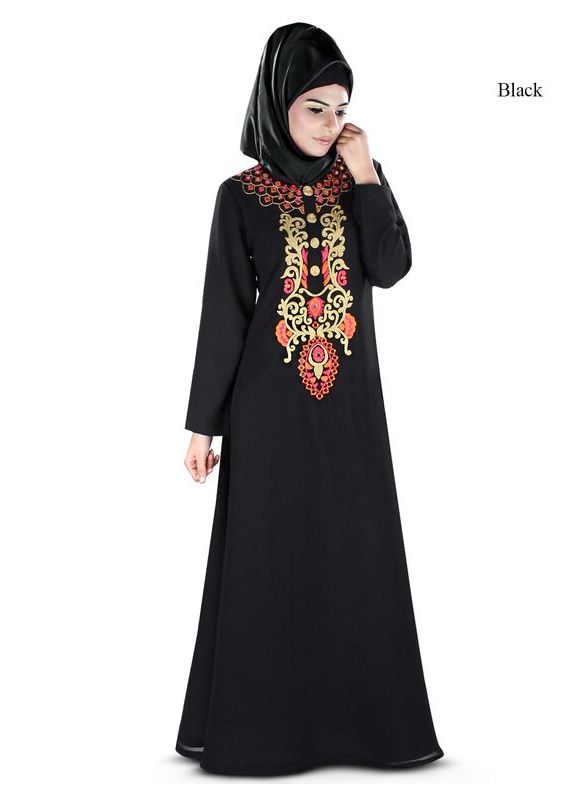 Aaleyah_Abaya_Black Color_IslamicShop.in