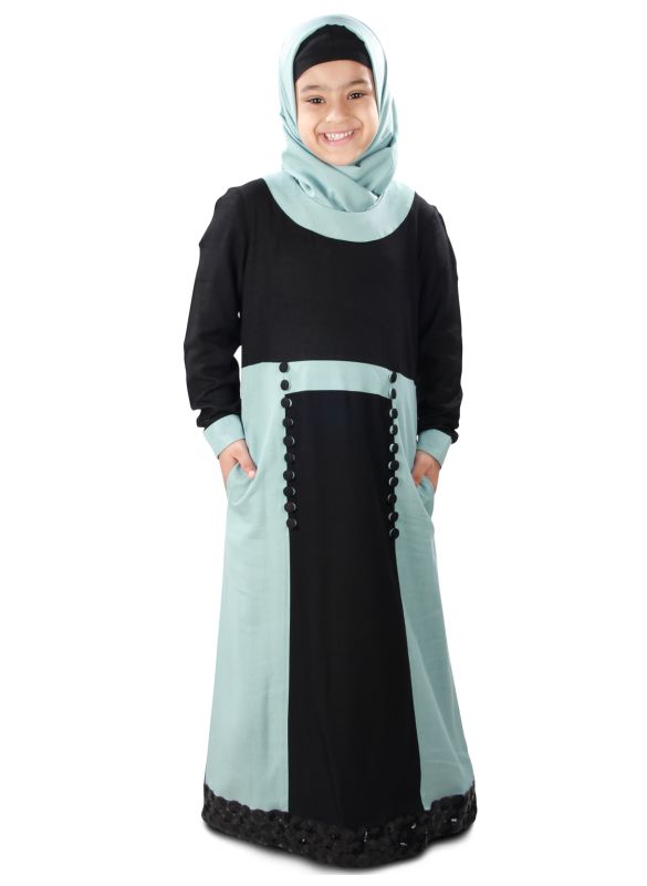 Sameen_Kid's_Abaya_Angle_view_IslamicShop.in