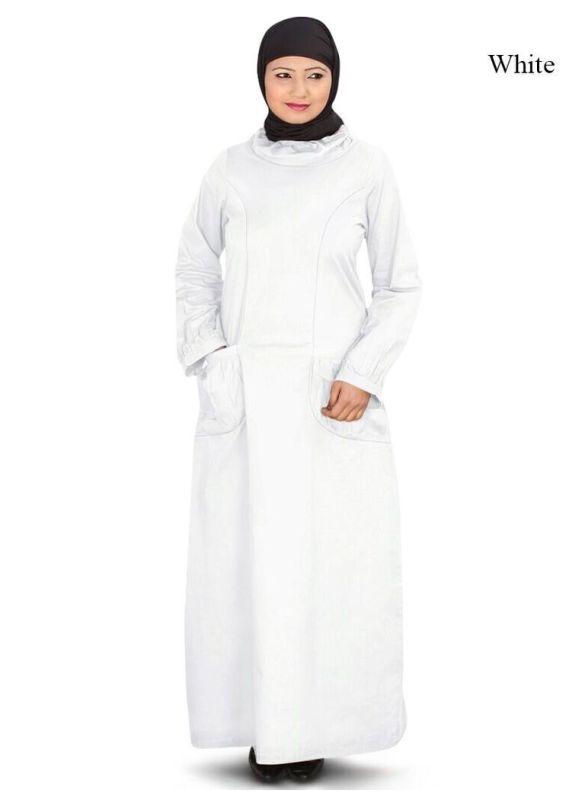 Falish_Abaya_White Color_IslamicShop.in