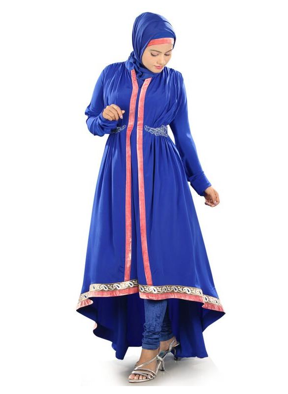 Nageena_Short_Abaya_Angle View_IslamicShop.in