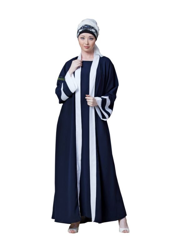 Navy Blue / White