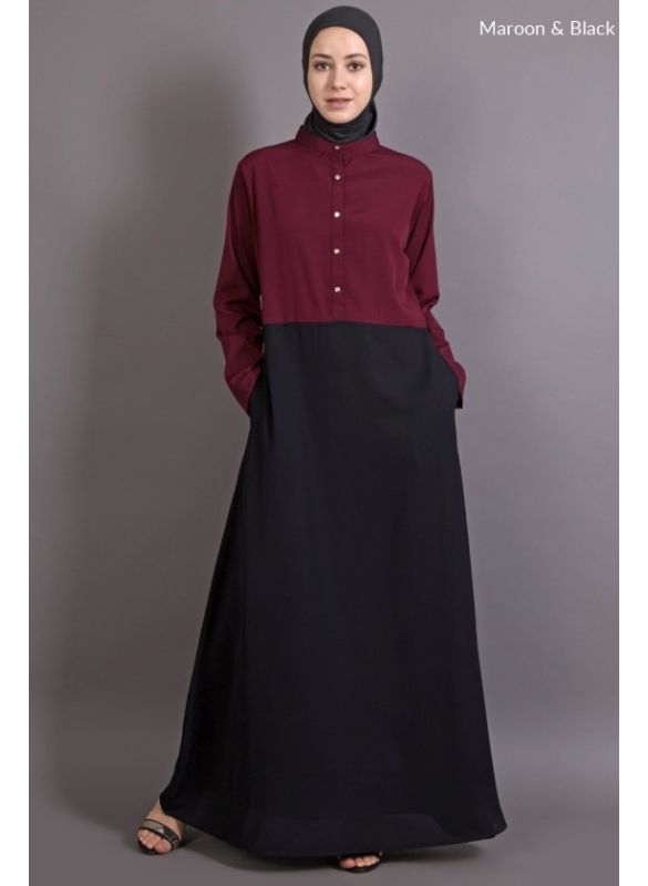 Maroon & Black