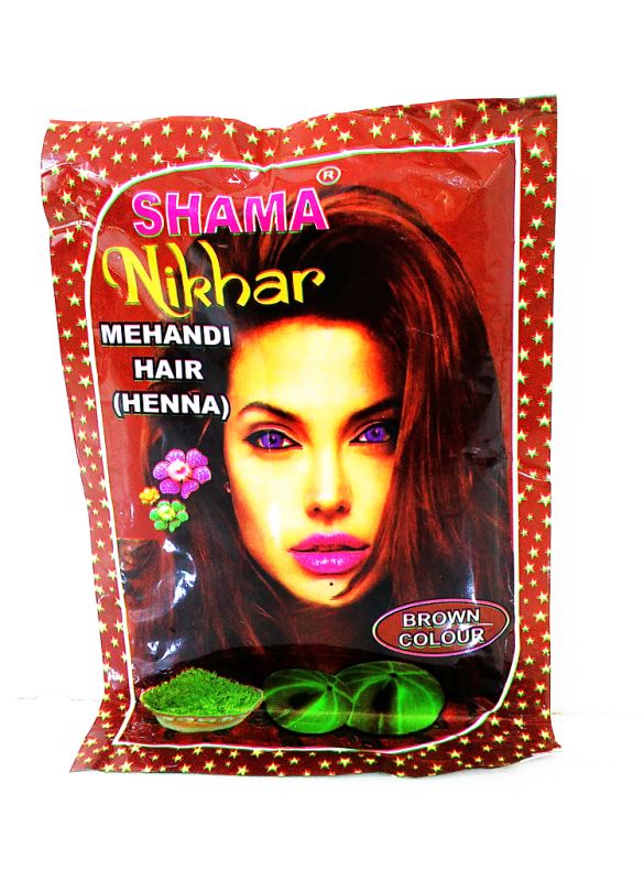 Shama Nikhar Mehandi Hair Henna Brown Color_IslamicShop.in