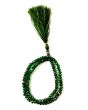 Dark Green Crystal 5mm Tasbih_Front View_IslamicShop.in