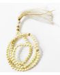 Pearl White 5mm Tasbih_Right Side View_IslamicShop.in