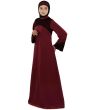 Aaeesha_Casual_Abaya_Angle View_IslamicShop.in
