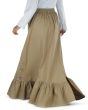 Numa_Embroidered_Cotton_Skirt _Back View_IslamicShop.in