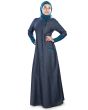 Maira_Denim_Abaya_Front View_Right_IslamicShop.in