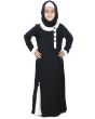 Jaza Rayon_Kid's_Abaya_Front View_IslamicShop.in