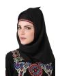 Yumn Black Abaya_Hijab View_IslamicShop.in