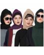 Black,Dark Green,Purple & Beige