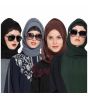 Black, Grey, Dark Green, Brown