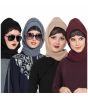 Black, Grey, Wine, Dark Beige
