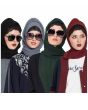 Black, Grey, Maroon, Dark Green