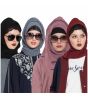 Black, Grey, Maroon, Mauve